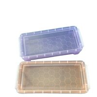 662 Hộp Đựng Bút Chì Nghệ Thuật Phác Thảo Trong Suốt Hộp Đựng Nhựa Nhỏ Hộp Bảo Quản Hộp Đựng Bút Chì Hộp Bảo Quản