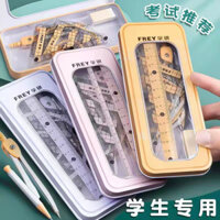 6645 Đánh giá tích cực Bộ thước kẻ la bàn Thước tam giác Thước đo góc Kết hợp Học sinh Công cụ vẽ thi đa chức năng giá trị cao 3.11