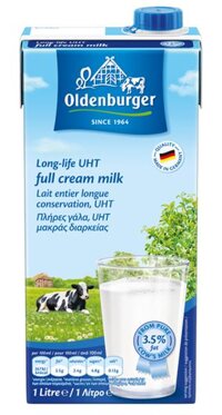 (671) OLDENBURGER Sữa tươi nguyên kem 1L - Hộp