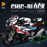 672004 BMW M1000RR Ducati Kawasaki Ninja Xe Máy Khối Xây Lắp Ráp Đồ Chơi Trẻ Em