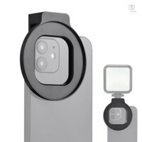 67mm Bộ Lọc Điện Thoại Gắn Ren Ống Kính Lọc Kẹp Full Kim Loại Có Đế Lạnh Thay Thế Cho iPhone 15 / 14 / 13 / 12