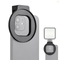 67mm Bộ Lọc Điện Thoại Gắn Ren Ống Kính Lọc Kẹp Full Kim Loại Có Đế Lạnh Thay Thế Cho iPhone 15 / 14 / 13 / 12