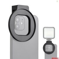 67mm Bộ Lọc Điện Thoại Gắn Ren Ống Kính Lọc Kẹp Full Kim Loại Có Đế Lạnh Thay Thế Cho iPhone 15 / 14 / 13 / 12