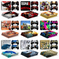 69 Màu PS4 PRO Sony Playstation 4 PRO Console Skin Set Vinyl Decal Sticker với 2x Bộ điều khiển Miếng dán