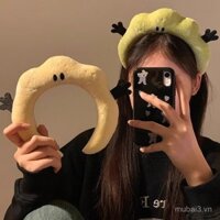 [6900 người trong vòng một tuần] Băng đô sang trọng dễ thương và hài hước Băng đô nữ thu đông, kẹp tóc, mặt nạ rửa mặt, khăn trùm đầu chuyên dụng để rửa mặt