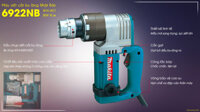 6922NB Máy siết cắt bu lông M16 M20 M22 Nhật Bản Makita