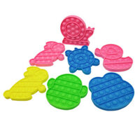 6pcs Push Bubble Sensory Toy Set Anti-stress Fidget Toys Brain Training Educational Puzzle Toy for Adults Kids Creative