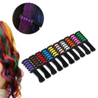 6Pcs/Set Disposable Hair Dye Combs Hair Dye Color Cream Hair Multicolor Chalk Powder With Comb Crayons Hair Dyeing Tool