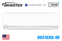 6TCH Điều hòa Panasonic Inverter 24000BTU 1 chiều RU24CKH-8D gas R32