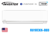 6TCH* Điều hòa Panasonic Inverter 18000BTU 1 chiều RU18CKH-8BD gas R32