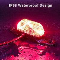 6v 36V 48V Ebike Đèn hậu màu đỏ Xe đạp điện 2 Đèn hậu LED Tiêu thụ công suất thấp Xe đạp điện Hight Đèn hậu