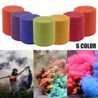 6x Đạo cụ khói bánh khói đầy màu sắc Hiệu ứng cho thấy hỗ trợ chụp ảnh bữa tiệc sân khấu