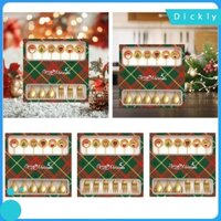 6x Giáng Sinh Flatware Món Tráng Miệng Nĩa Thìa Xmas Nhỏ Có Hộp Dụng Cụ Dao Kéo Cho Nhà Hàng Hiện Tại