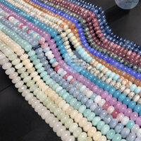 [6x4mm] Chuỗi Đá Bánh Xe - Đá Tròn Dẹt - 10 Màu Sắc - Phụ Kiện Xâu Phối Vòng Tay Vòng Cổ Phong Thủy May Mắn Nam Nữ