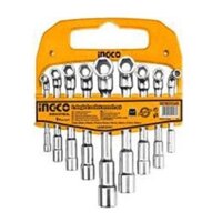 7-19mm Bộ 9 chìa lục giác vặn góc chữ L INGCO LASWT0901