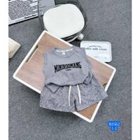 7-30kg Set Bộ Quần Áo Chất Cotton Vảy Sơn 2 Màu Cho Bé Trai