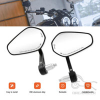 7 / 8 "hoặc 1" Xe Máy Xe Máy Xe Tay Ga Phía Sau Gương Tay Cầm Thanh Cuối Gương Dành Cho Xe Máy Yamaha Kawasaki Phần