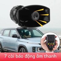 7 Âm Thanh To Tay Lửng Vòi Khí 12V Cho Cảnh Sát Lính Cứu Hỏa Xe Cảnh Báo Báo Động Đa Âm Claxon Loa Chất Liệu ABS