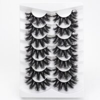 7 Cặp Lông Mi Chồn Nối Mi Tự Nhiên Dài 18-25mm Dày Mi Nổ Lông Mi Giả