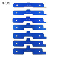 7 chiếc Bộ đồng hồ đo chiều cao hợp kim nhôm màu xanh, Bộ định tuyến chế biến gỗ Bảng thiết lập thanh