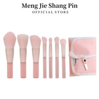 7 Chiếc Chuyên Nghiệp Jelly Mini Trang Điểm Bộ Bàn Chải Điểm Blush Bột Bàn Chải Lưỡi Dao Bàn Chải Trang Điểm Bộ Bàn Chải