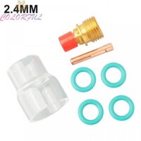 7 chiếc đèn pin TIG hàn ống kính khí #12 Bộ cốc Pyrex cho WP-9 / WP-20 / WP-25