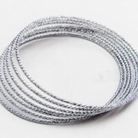 7 Chiếc ximen inox chạm khắc tinh xảo không đen không gỉ Trang sức Bé Heo - Mẫu 1 - 54mm