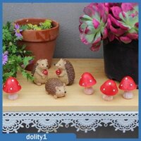 7 Con Nhím Và Tượng Nhựa Điêu Khắc Thu Nhỏ Các Bức Tượng Nhỏ Cho Chậu Hoa Ban Công Vườn Micro Phong Cảnh Terrarium
