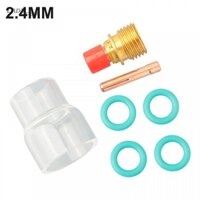 7 * Đèn pin hàn TIG Ống kính khí cứng #12 Bộ vòng chữ O cốc thủy tinh Pyrex Thay thế #