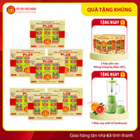 7 Hộp yến sào Thiên Hoàng 18% (6 lọ/hộp) - Tặng 2 hộp yến đông trùng hạ thảo 20% + 1 máy xay sinh tố SUNHOUSE 1lit