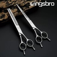 7 inch Chuyên Nghiệp Cắt Tóc Kéo Mỏng Răng Kéo Với Bộ Dao Cạo Cắt Tóc Làm Tóc Kéo Bộ Dụng Cụ Sử Dụng Tay Trái Và Phải