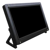 7 Inch Display Monitor LCD Case Support Holder for Raspberry Pi 3 Acrylic Housing Bracket LCD Black