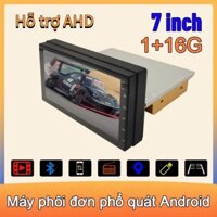 7 inch, Màn hình xe hơi Android Xem youtube, GPS, Camera sau, Dash Cam, Tiếng Việt, DVD, 1DIN，Hỗ trợ AHD