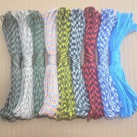7-Lõi 4mm Paracord Dây kéo đa chức năng ngoài trời cho leo núi, lính dù, thiết bị sinh tồn, dây an toàn 31m Paracord