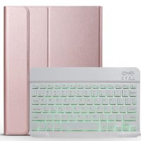 7 màu Back-lit Bàn Phím Bluetooth không dây với CHẤT LIỆU Da PU Thông Minh dành cho Apple iPad 9.7 2017 2018 iPad pro 9.7 iPad Air Air 2 Máy Tính Bảng Đa Năng A07BG + Tặng Bút Cảm Ứng