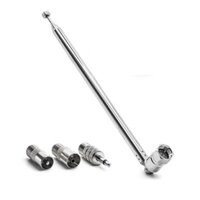 7 Phần Thay Thế Kính Thiên Văn Ăng Ten Trên Không Đài Truyền Hình DAB AM / FM Ăng Ten Thanh Đa Năng Thích Ứng 3.5 Mm