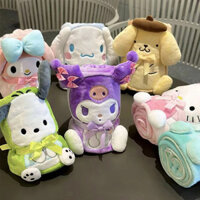 7 Phong Cách Nhật Bản In Hình Chăn Kuromi My Melody Ấm Chăn Anime Dễ Thương Flannel Chăn Gối Điều Hòa Không Khí Chăn Cô Gái