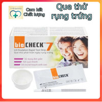 7 Que thử phát hiện ngày rụng trứng, que thử rụng trứng Bio Check cho kết quả trong 5 - 10 phút (7 cái)