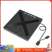 7 Trong 1 USB 3.0 CD DVD Burner Loại C CD Ngoài DVD Ổ Đĩa Quang USB Hub Di Động CD DVD Player Cho PC Laptop