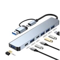 7 TRONG 1 USB C HUB Loại C Bộ Chia Thunderbolt 3 docking station Bộ Chuyển Đổi Laptop Bảy Cổng Dock