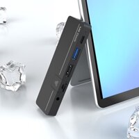 7 trong 1 USB C Hub Surface Pro 8 9 10 11 2022 Dock cho Microsoft Surface Pro X HDMI RJ45 Gigabit USB3.0 Đầu đọc thẻ TF PD Type-C Adapter