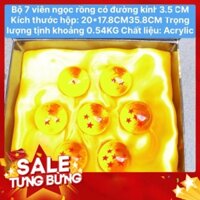 7 Viên Ngọc Rồng, Combo Đủ 7 Viên Ngọc Rồng Full Box Chất Liệu Acrylic, Đồ Chơi Sưu Tầm Dragon Ball