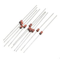 70 Chiếc 1 W 1 Watt Điện Áp Ổn Định Diode Gói 3.3 V-30 V 14 Phổ Biến Điện Áp