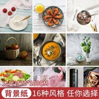 70*100cm Giấy nền hai mặt chụp ảnh gỗ vân đá cẩm thạch đạo cụ chụp ảnh bê tông