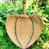 ✨7036 Người Bộ Sưu Tập Quạt Pu Lớn Quạt Chuối Jigong Quạt Hướng Dương Quạt Ông Già Pucao Handmade Quạt Tranh Quạt Lá Cọ Nướng 25.4.2