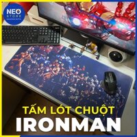 [70x30cm] Tấm lót chuột Marvel Ironman giá rẻ - Lót chuột và Bàn phím chơi game cỡ lớn Ngưới Sắt