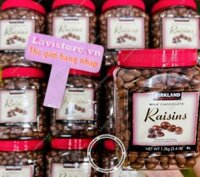 (7/2024) Socola bọc nho khô Raisins Kirkland 1.5kg
