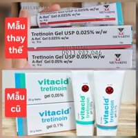 [7/2027] Tretinoin USP Aret Ấn thay thế Tretinoin gel Vitacid 0.05% & 0.1% chính hãng - PN100008