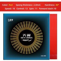 729 Hữu Nghị Sky Wing Bóng Bàn Bóng Bàn Dính Cao Su ITT Approved Bánh Xốp Cho Ổ Đĩa Vòng