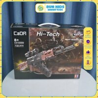 738 Chi Tiết - Đồ Chơi Lắp Ráp Kiểu Lego Súng Đồ Chơi Mô Hình Tiểu Liên AK47 - C61009W